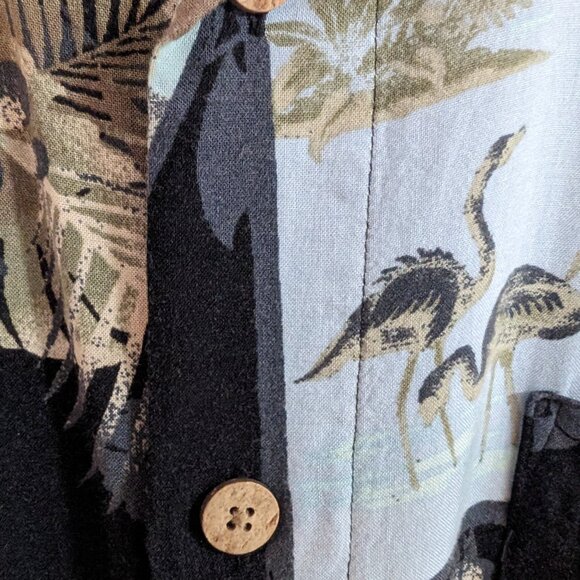 PARADISE by AXIS Mens Hawaiian short sleeve - Picture 3 of 5